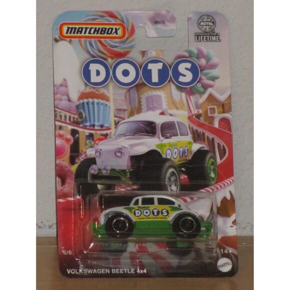 Matchbox Mattel Candy Food Series Lot of  5 Different Car Lot 2023 New Package - Picture 3 of 6